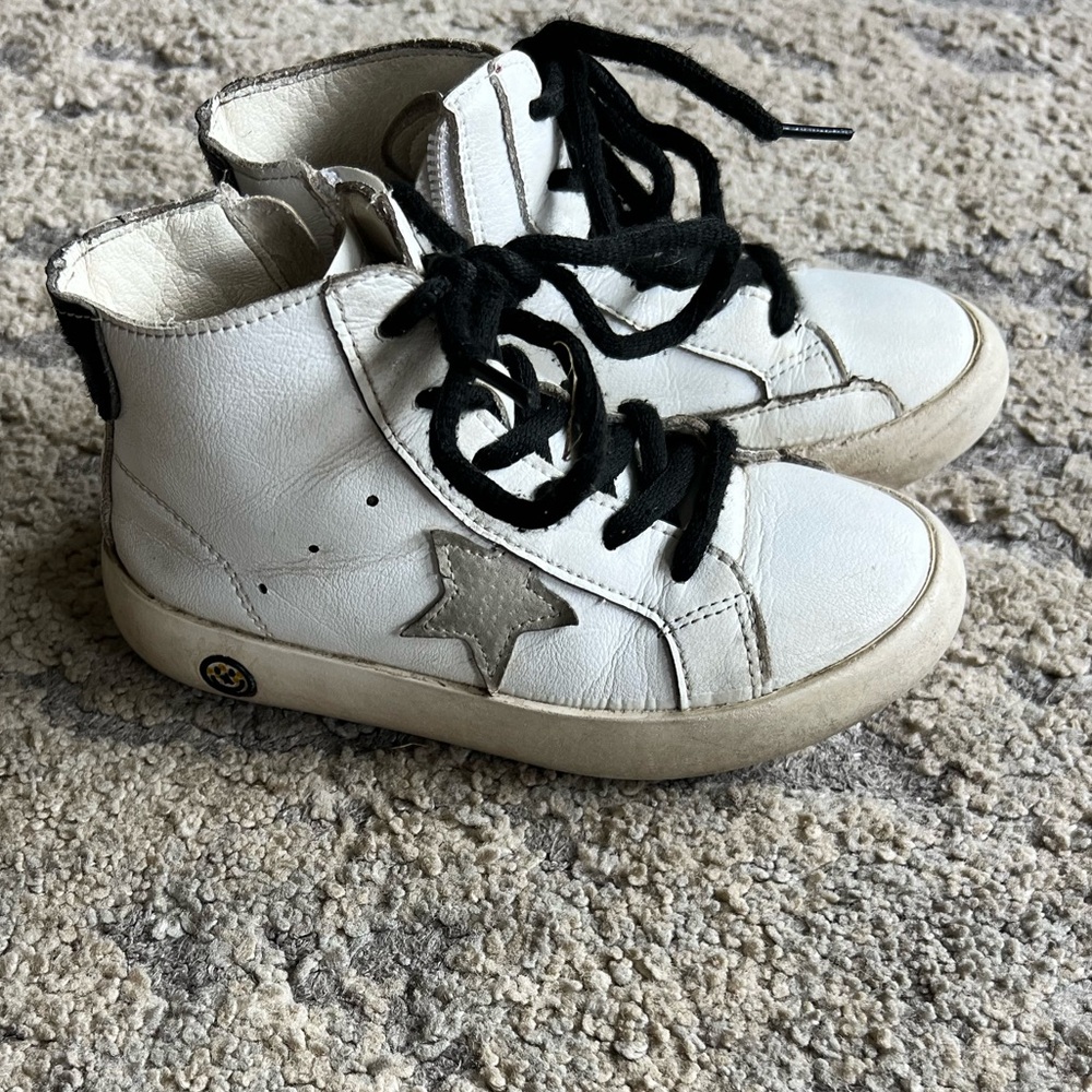Girls lola and the boys high top sneakers